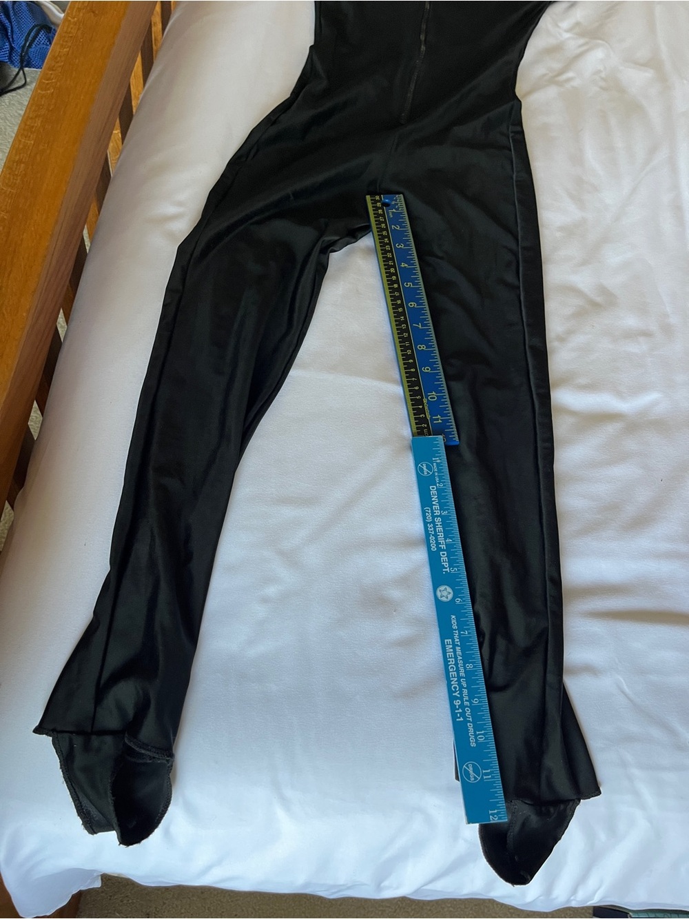 AquaBlue Wetsuit Black Full Body UV Shield Zip Up Swimsuit Surf Dive Size S - Picture 12 of 16